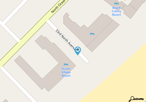 Dunes Village Resort and Waterpark! map location