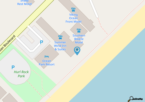 Stay at the top of the world with Penthouse level views! 3BR\\Bath Oceanfront map location