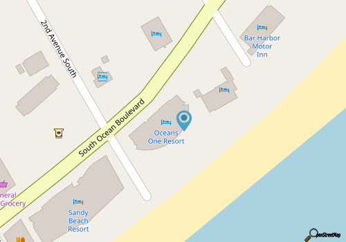 Low Floor,Modern Building, Pools Direct Oceanfront map location