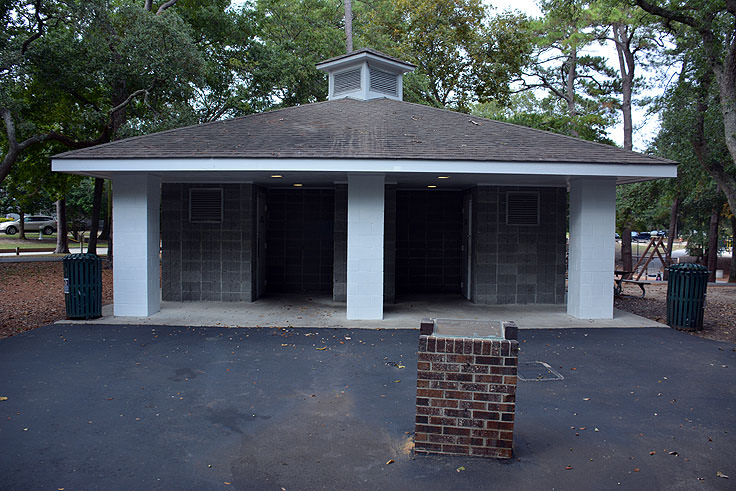 Restrooms at Mclean Park in Myrtle Beach, SC