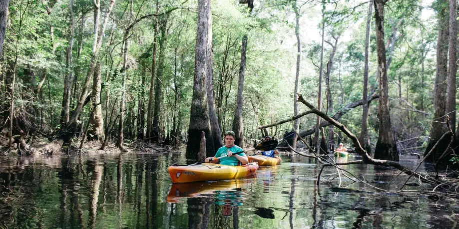 Shuttled Secluded Lazy River Kayak Rentals