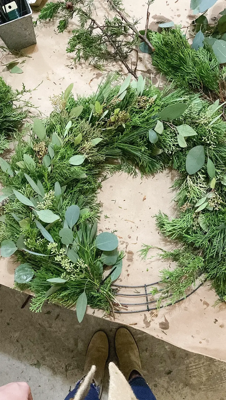 Live Wreath Making