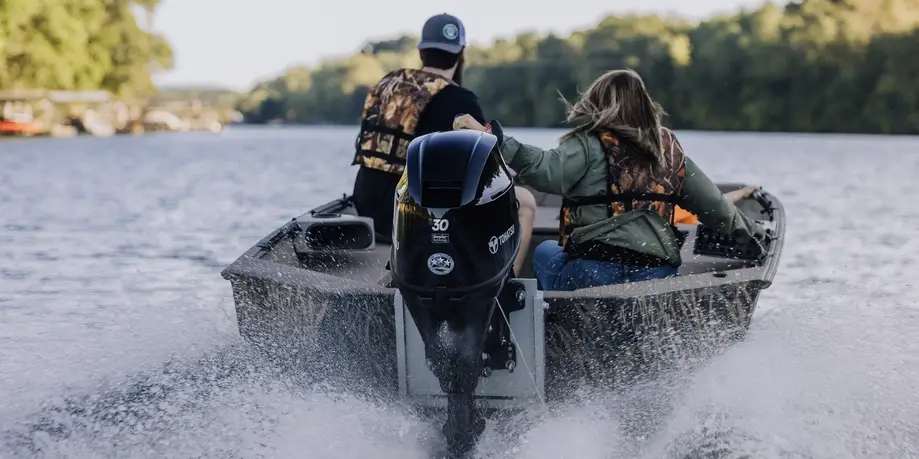 17' Alweld Fishing boat with a 60 Tohatsu