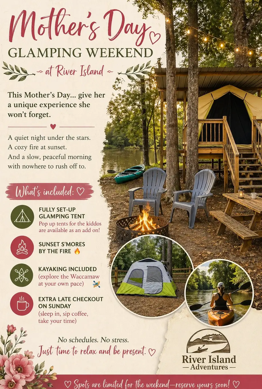 Mother's Day Glamping Getaway