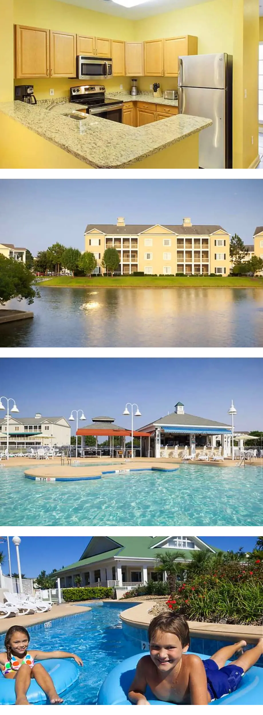 2 Bedroom (1 King & 2 Queen beds) 2 Bath...