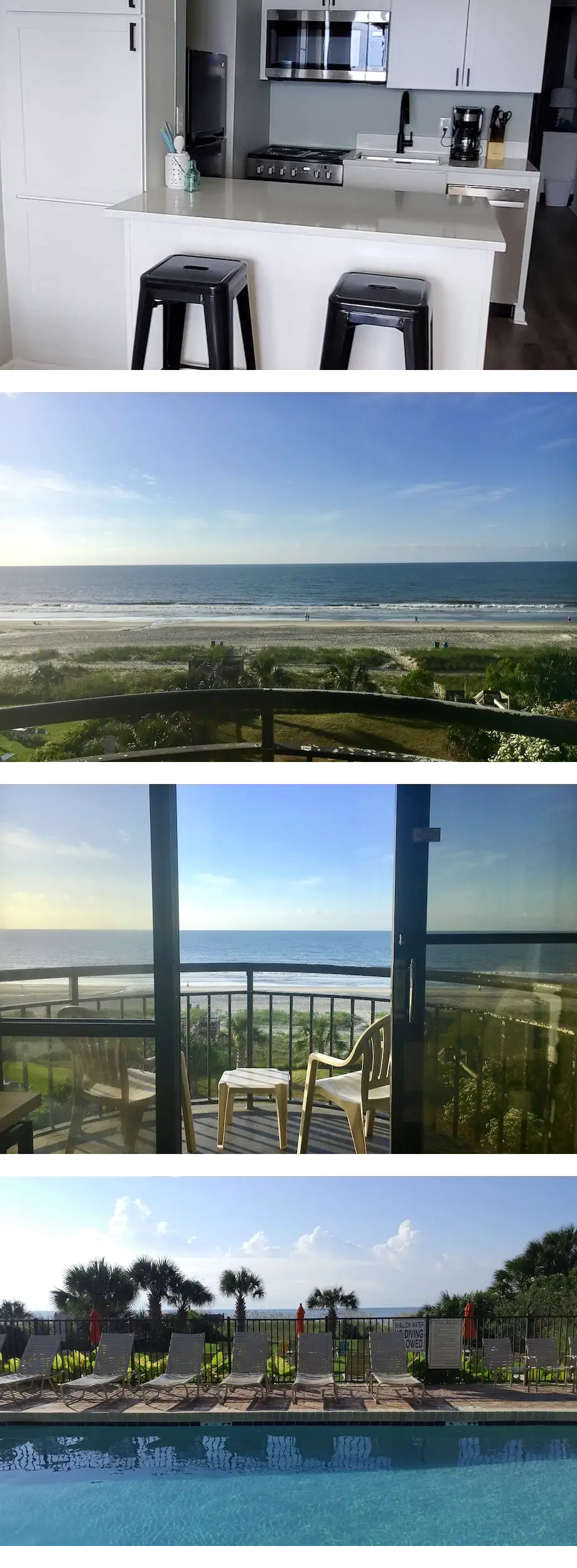 Newly renovated, modern, ocean front, prime location!  Walk to everything!