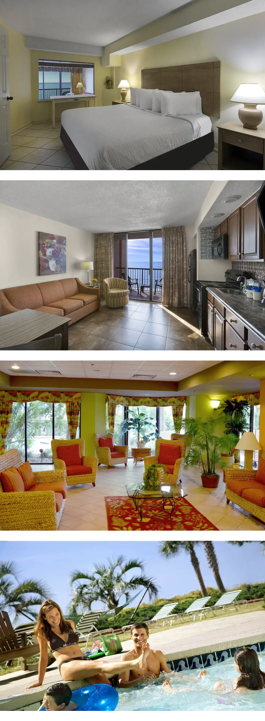 Oceanfront King Suite at Friendly Resort...