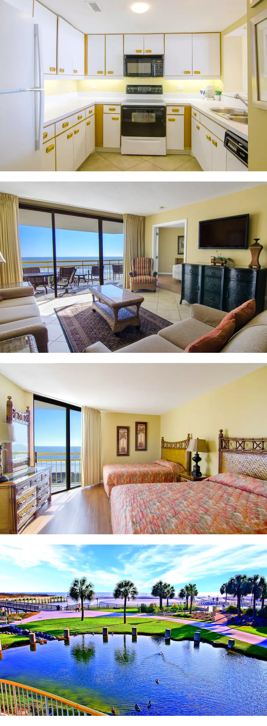 Oceanfront 2 Bedroom Condo in Gated Reso...