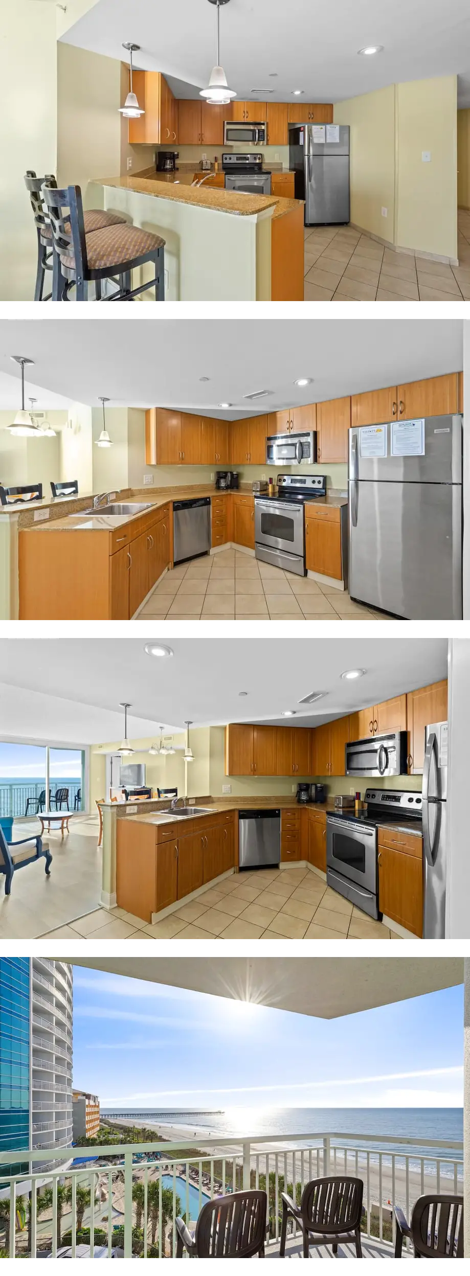 Sandy Beach Resort 506 Oceanfront 3 Bedr...