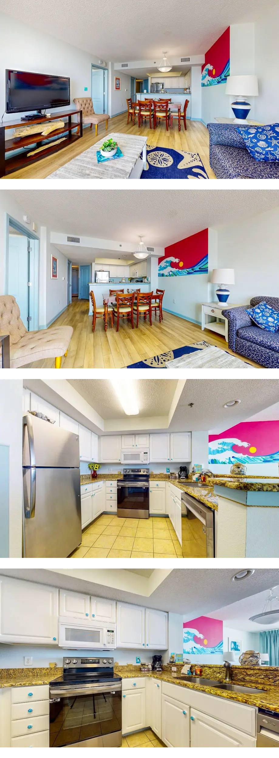 Oceanfront condo: 2bedroom with W/D, poo...