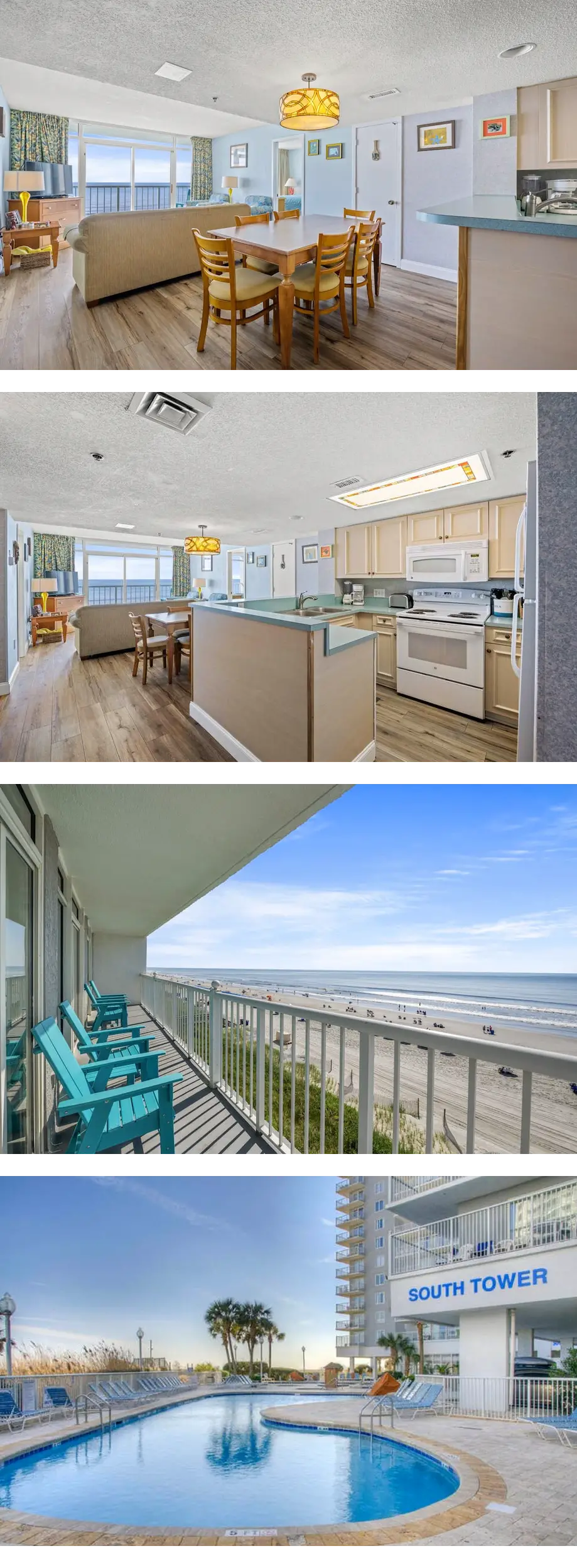 Sea Watch South 405 Oceanfront 2BR Condo...