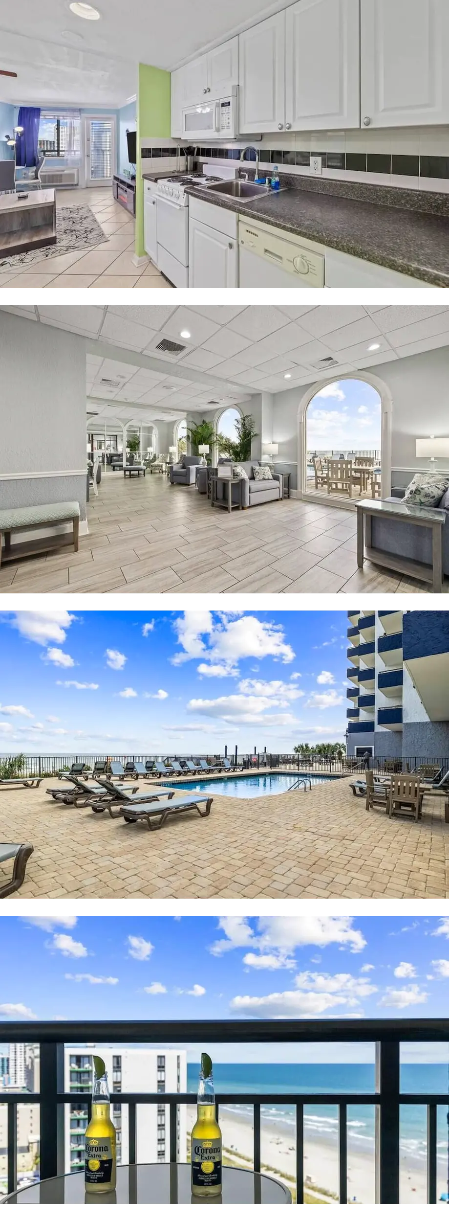 Spacious Oceanfront Condo with Premium V...