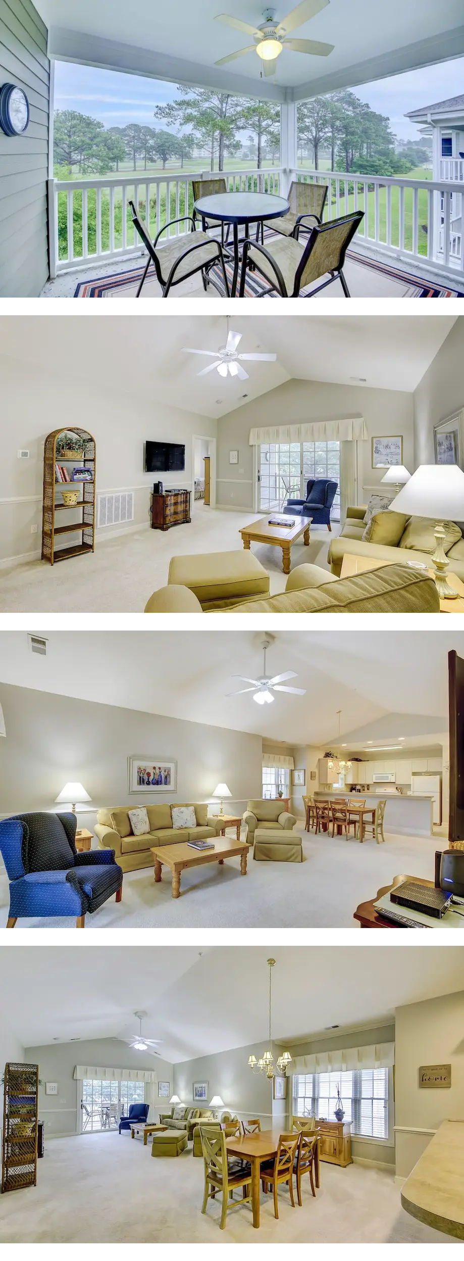 Golf course adjacent condo with WiFi, wa...