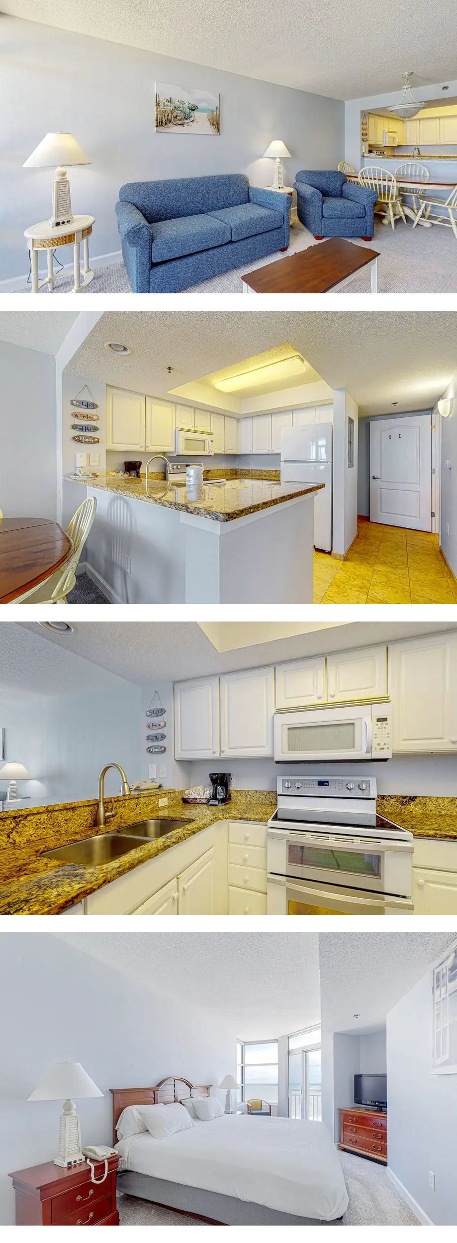 Oceanfront condo with hot tub, pool, laz...