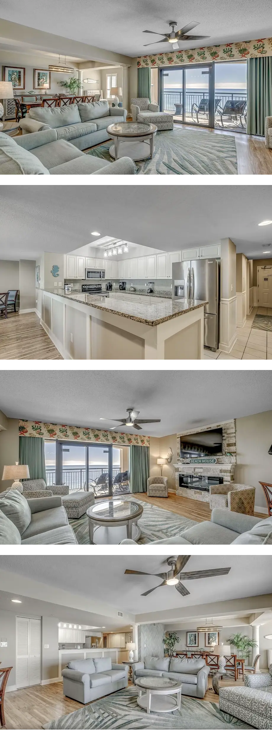 HUGE 4/4 Condo w/ Two Oceanfront Balconi...