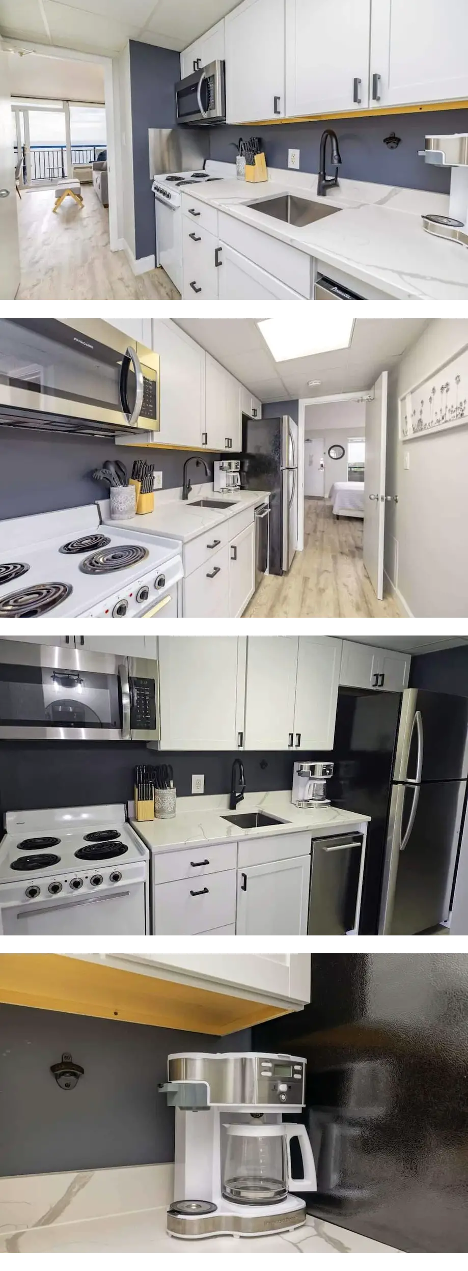 Fully renovated O/F King - zenful views ...