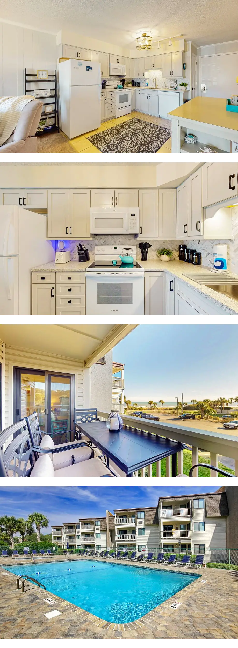 Oceanview condo with pool, hot tub, priv...