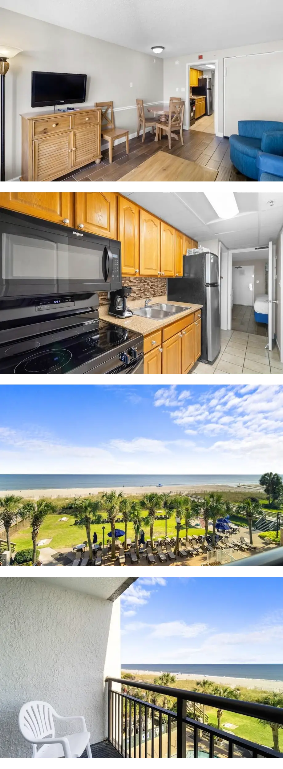Astonishing Oceanfront Ste: 2 Queen Beds...