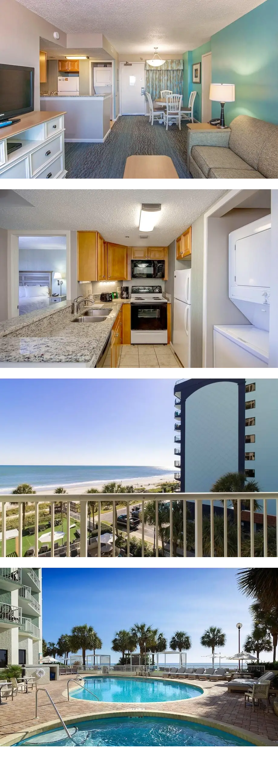Oceanfront King Condo 5th Floor with Bre...