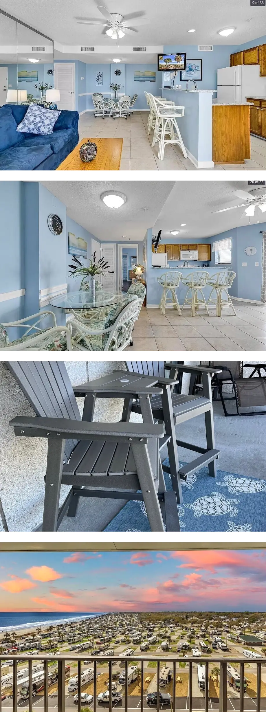 Flipflops & fun! Charming 2-bedroom ocean view condo at Myrtle Beach Resort