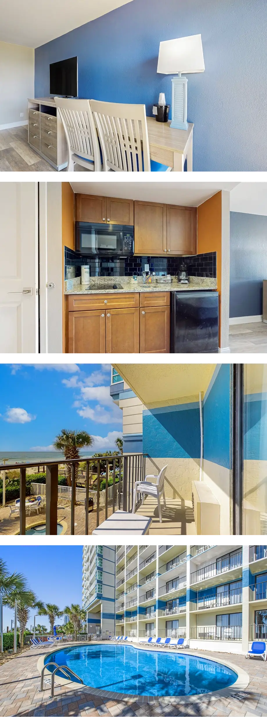 2nd-floor oceanfront studio with pool, A...
