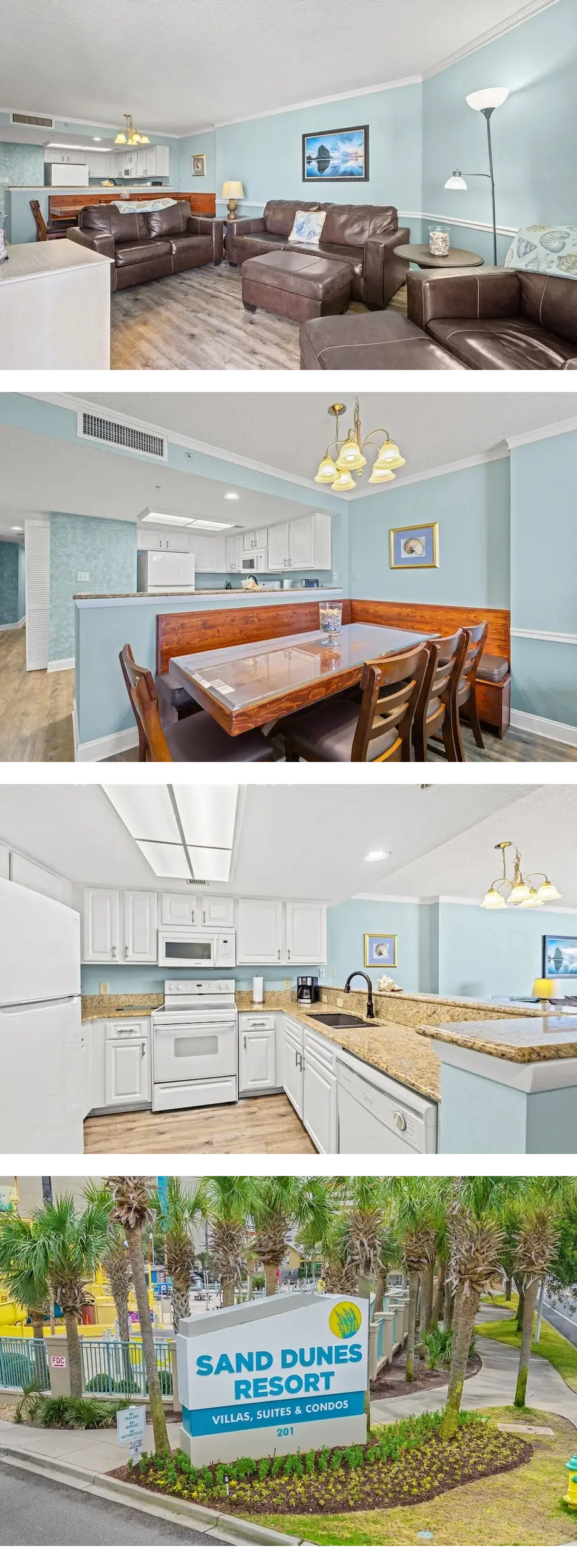 Spacious Beachfront Condo at Sand Dunes ...