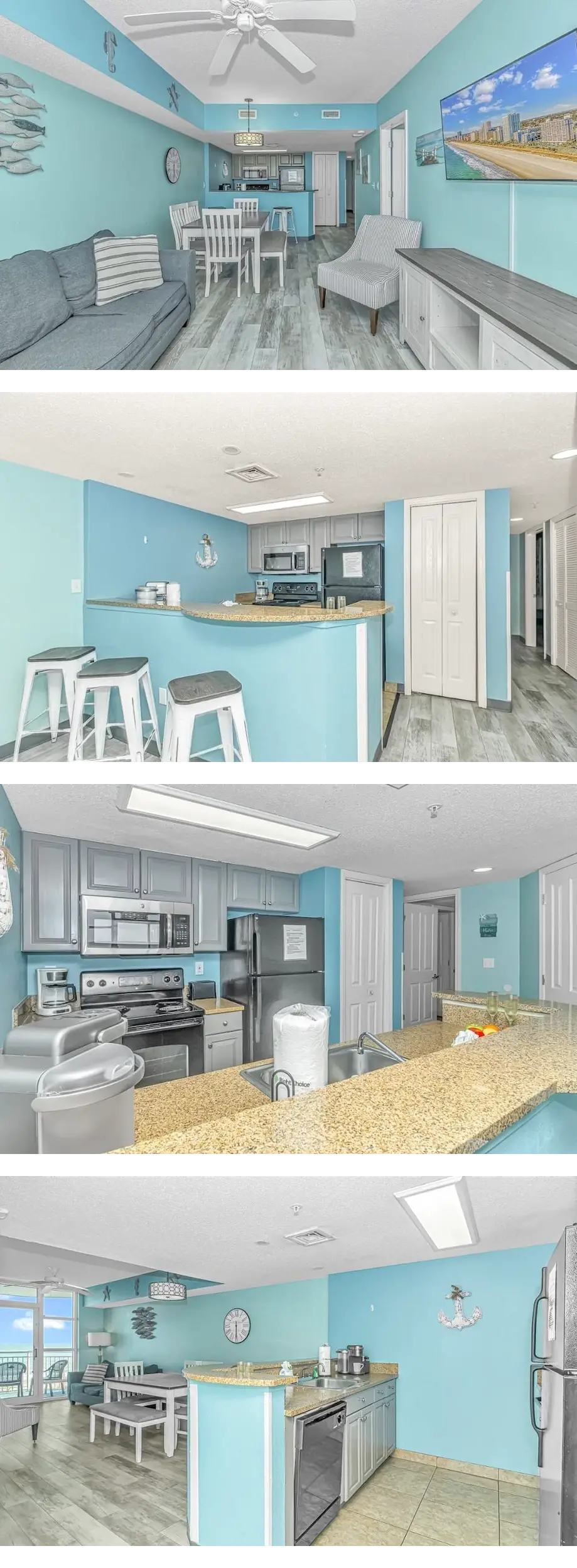 Large 3 bedroom Oceanfront Unit - by Lux...