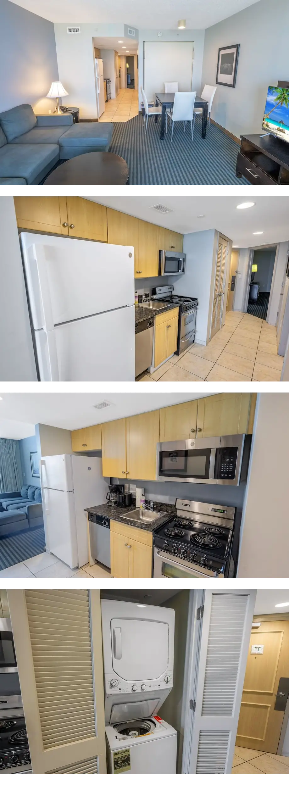 Modern Decor 1BR Direct Ocean Front View...