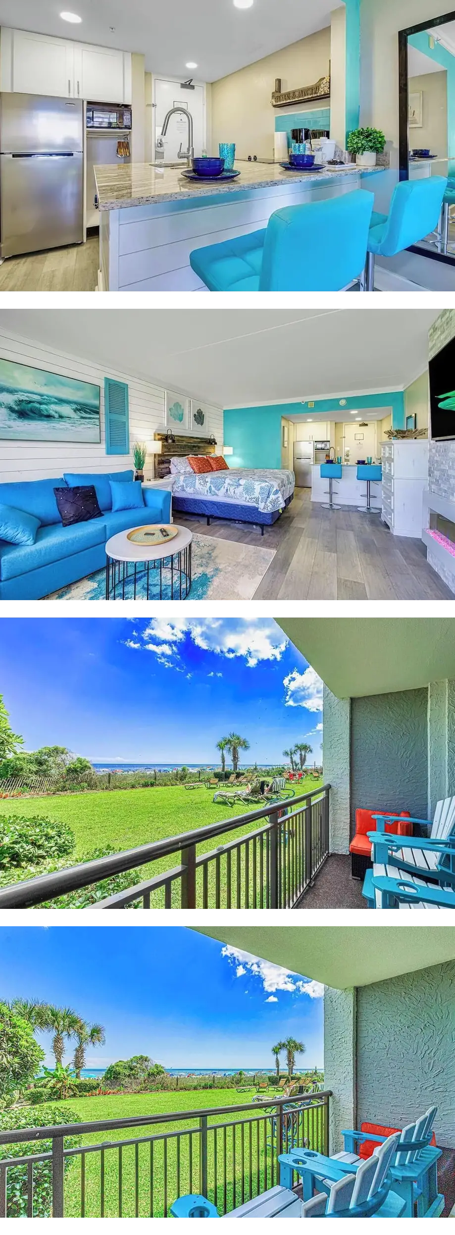 Corner Ground Floor Ocean Front Condo at...