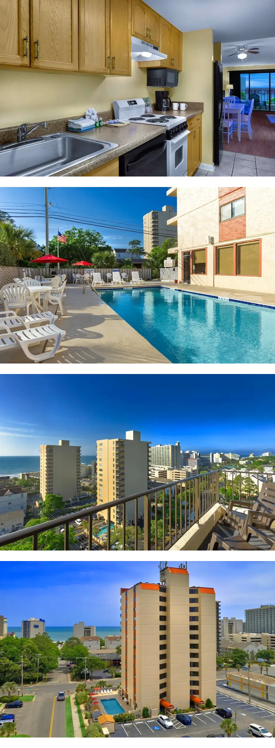 Coastal 1BR Condo w/ Balcony & Full Kitc...