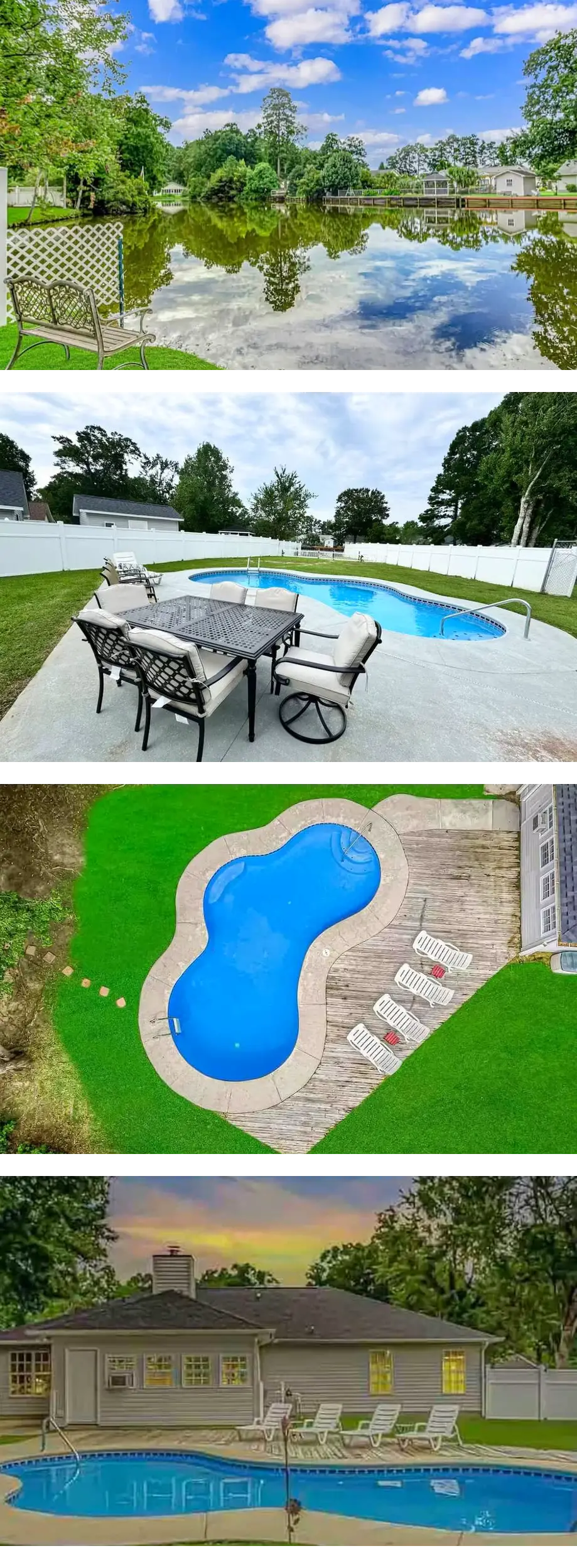 Private pool lakefront estate in fantast...