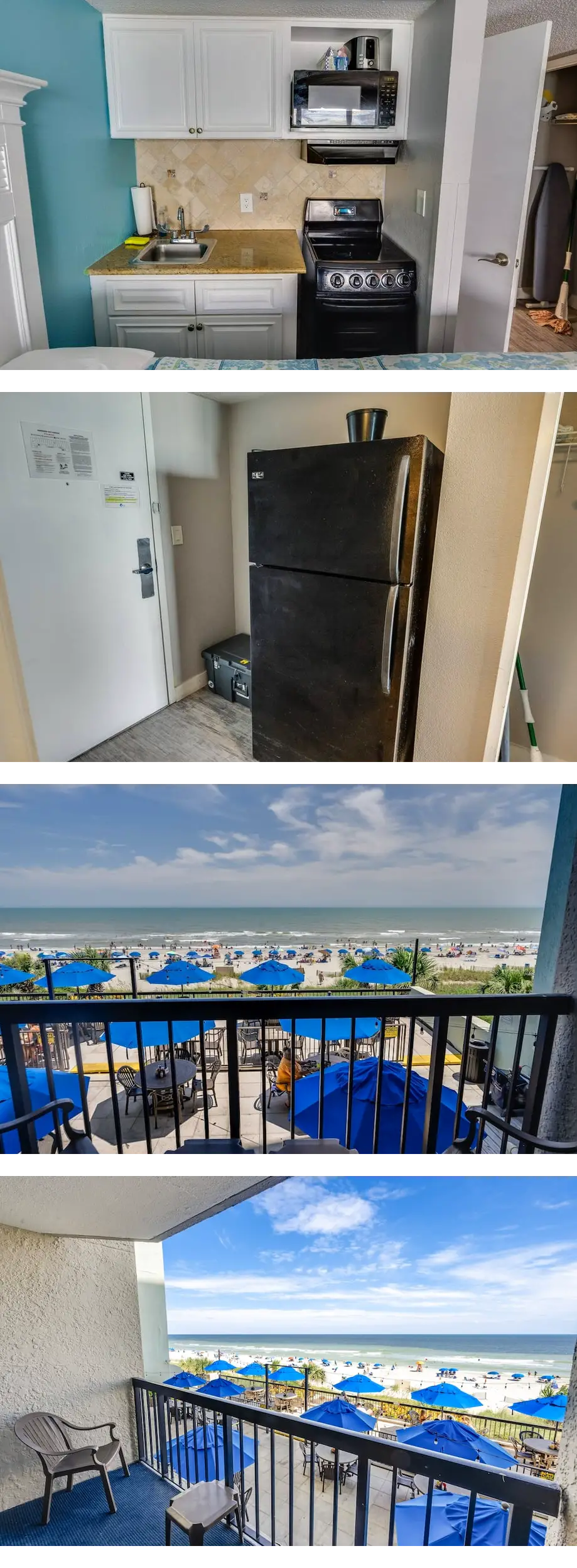 New appliances, low-floor oceanfront vie...