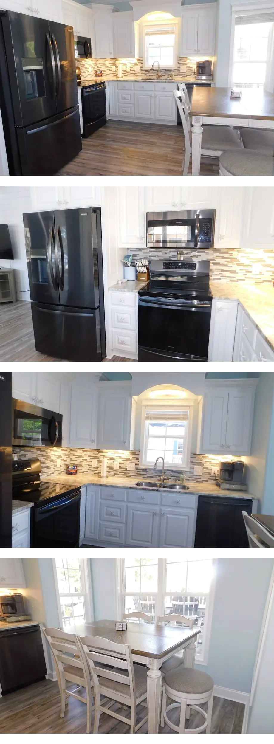 Cozy 3 bdrm 2 bath, 2 king beds, 1 queen...