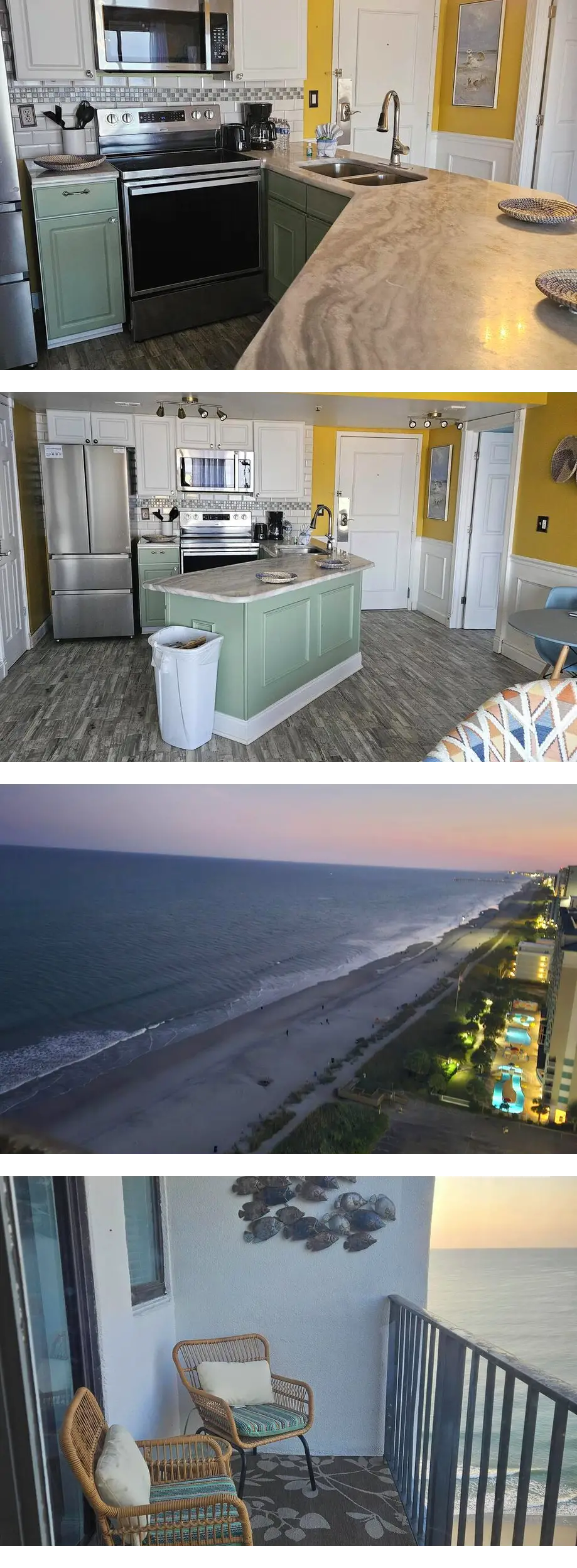 Renovated 2 Bedroom w/ Ocean & City View...