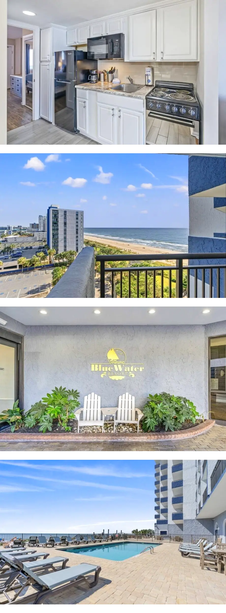 Beautiful 8th floor one-bedroom condo at the Bluewater Resort.