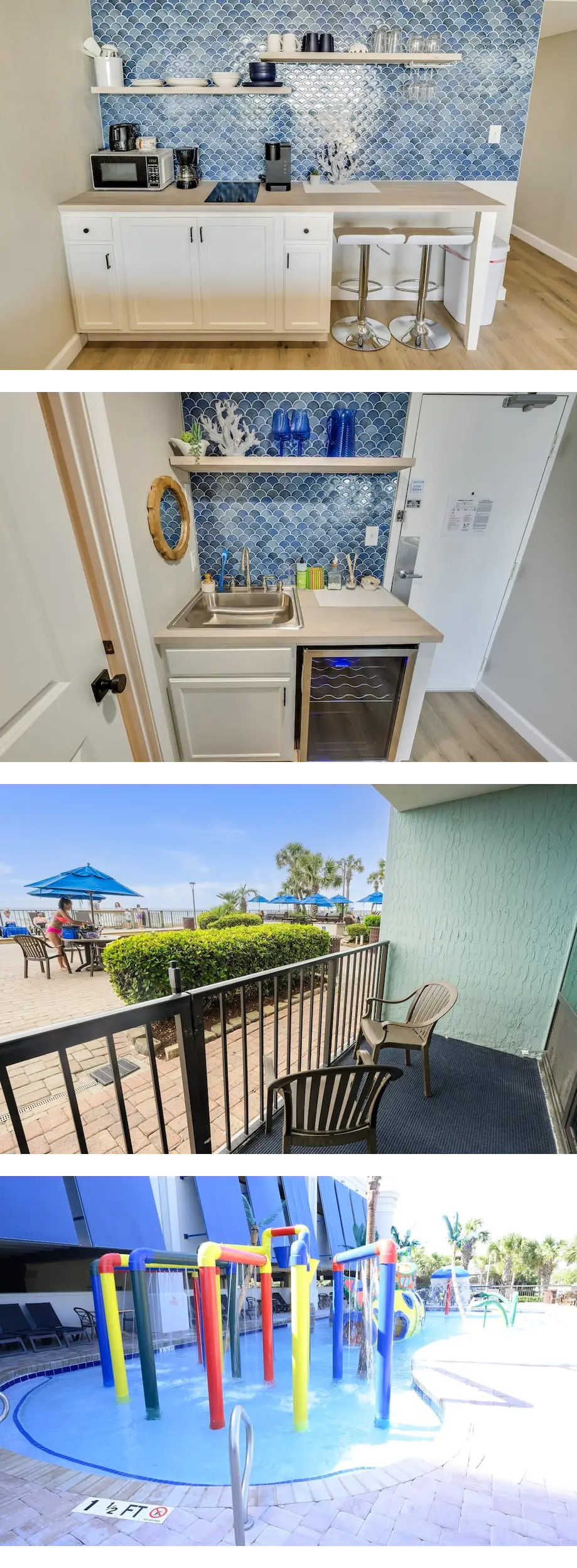 Updated 1BR Direct Oceanfront, First Lev...