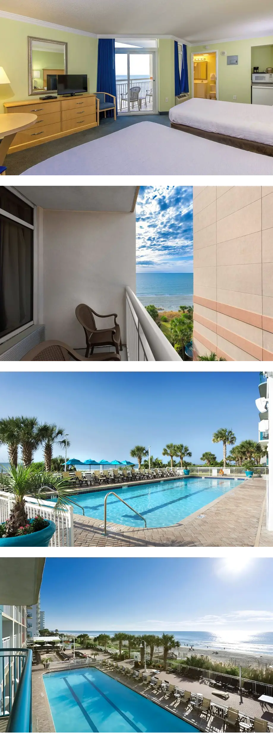 Oceanfront Stay w/ Balcony, 2 Pools, Hot...