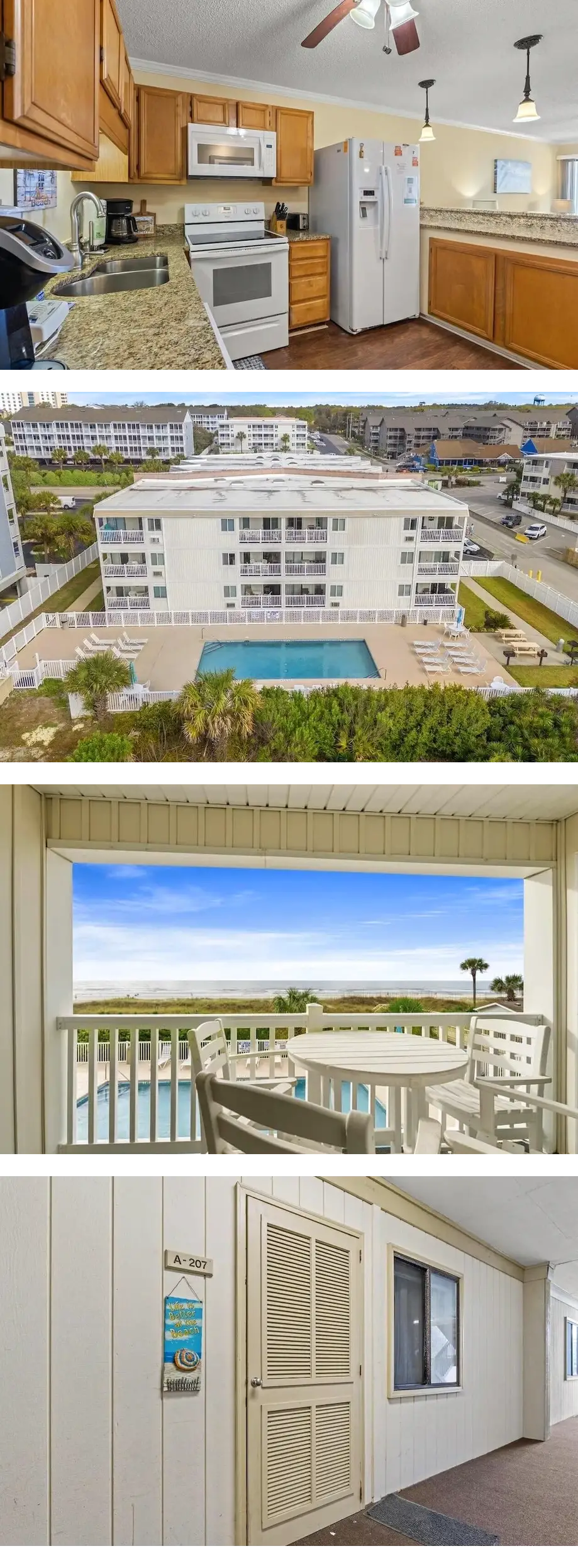2-bedroom, 2-bathroom ocean front condo ...