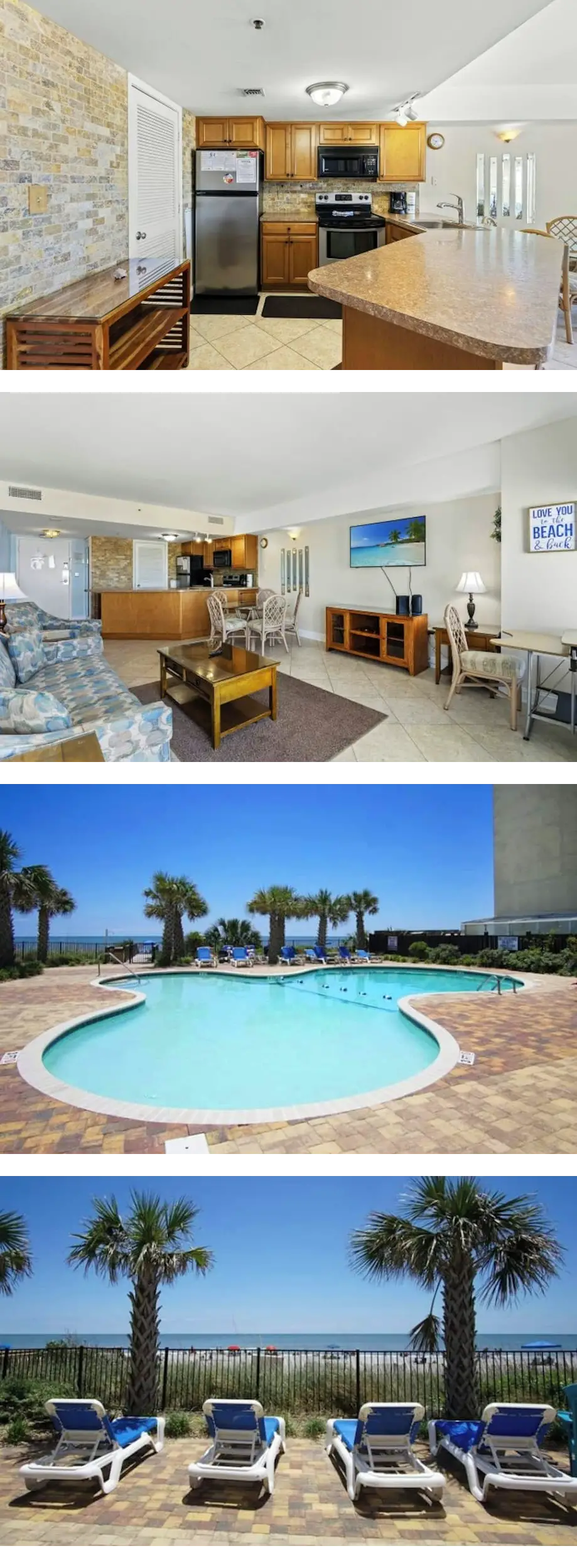 Ocean View Palace Resort 1813- 2BR- Pool...