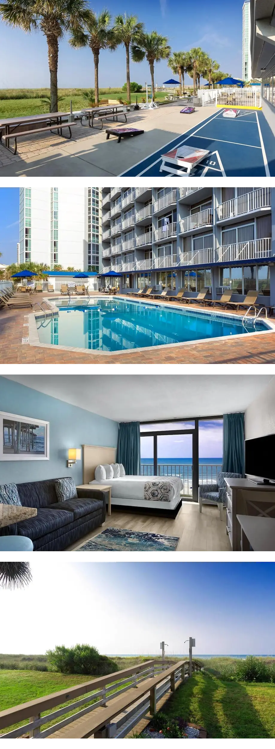 Exclusive Ocean Front Beach Club walking...