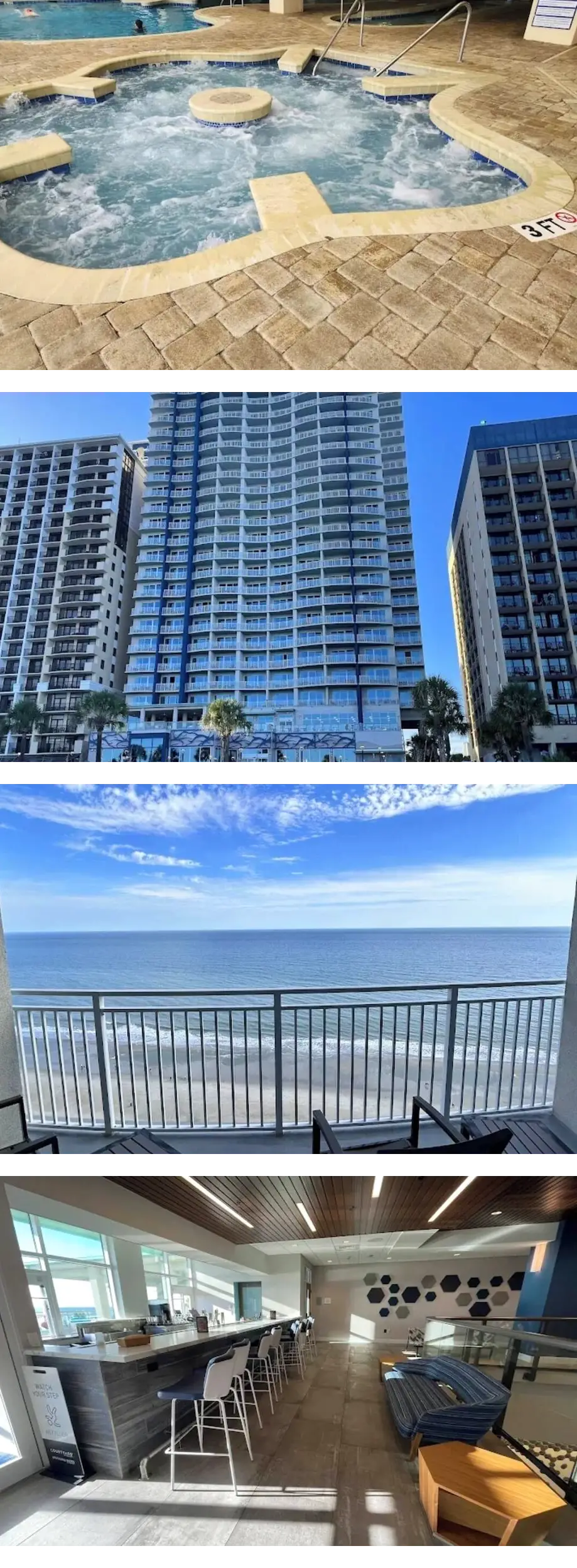 Courtyard by Marriot, beach hotel is in ...