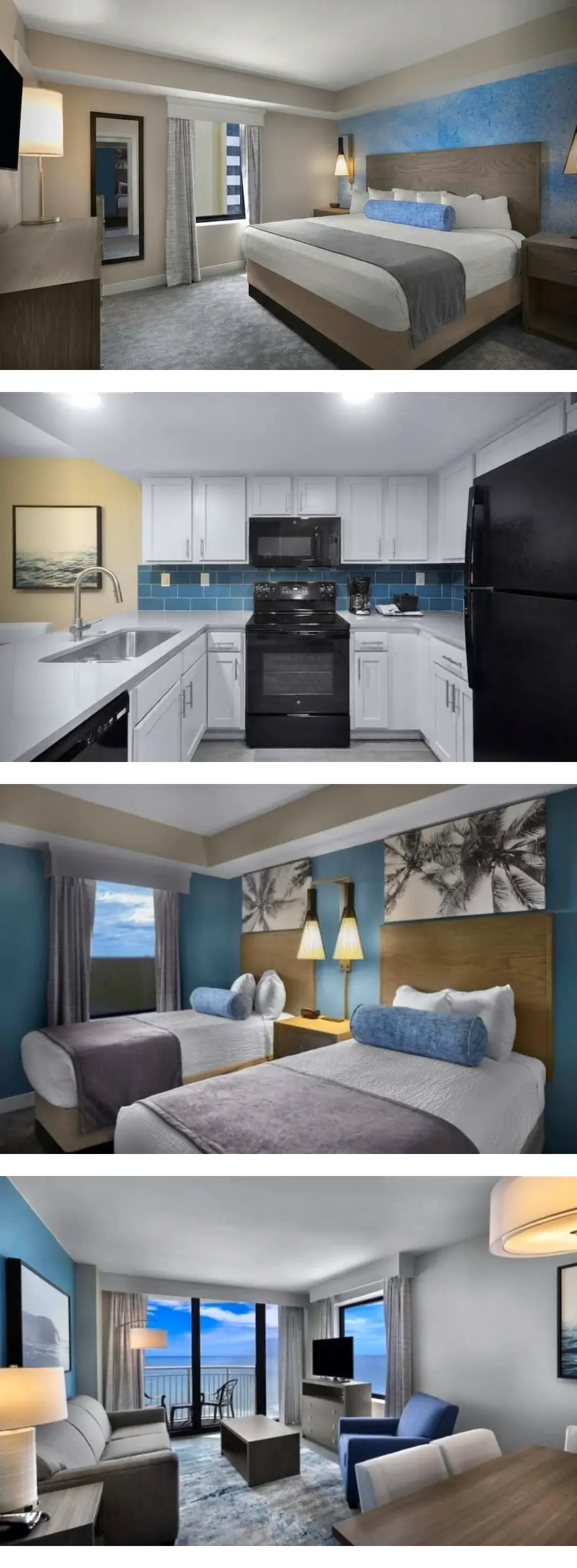 Oceanfront 1BR Suite with Kitchen, Balco...