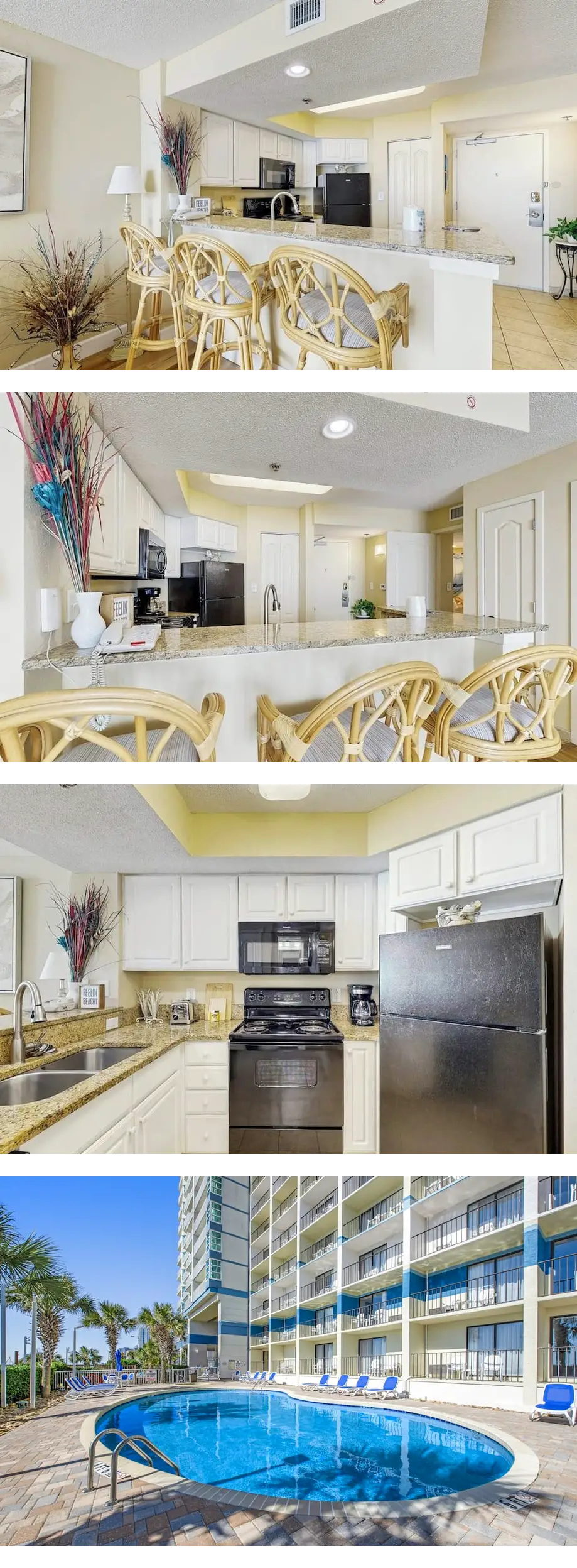 7th floor ocean-view condo with balcony,...