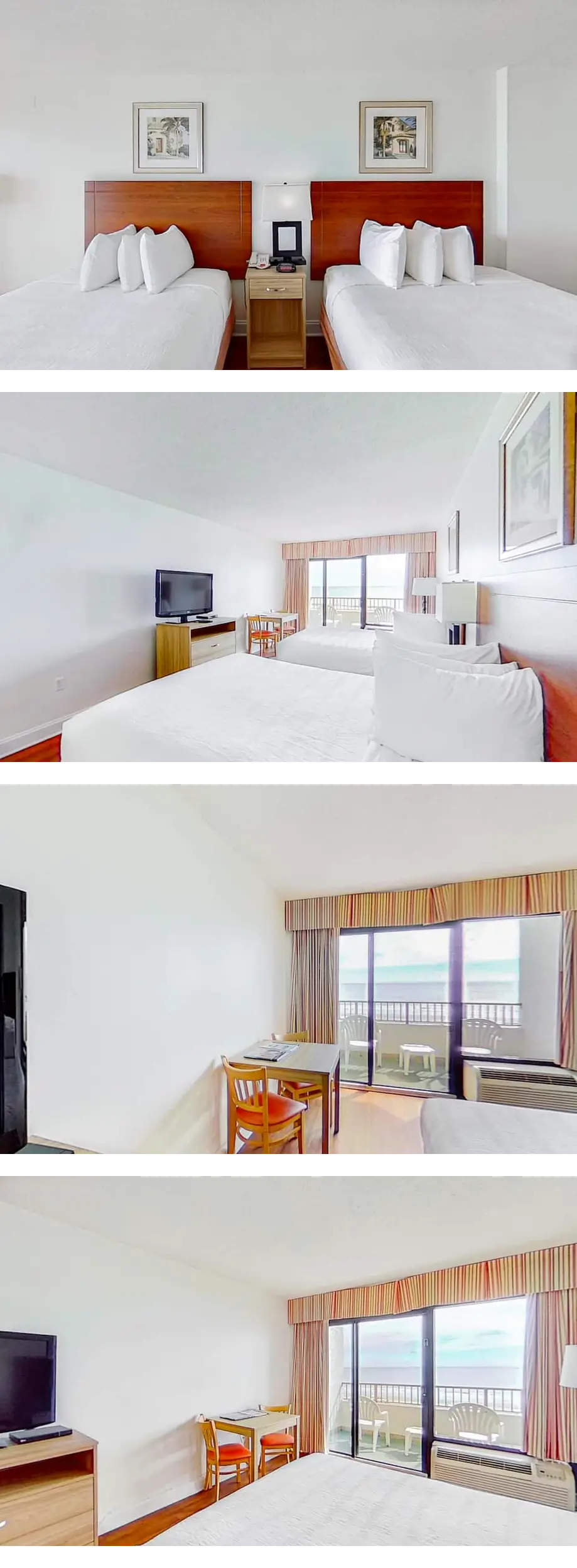 Ocean Park 314 Oceanfront with 2 Queens