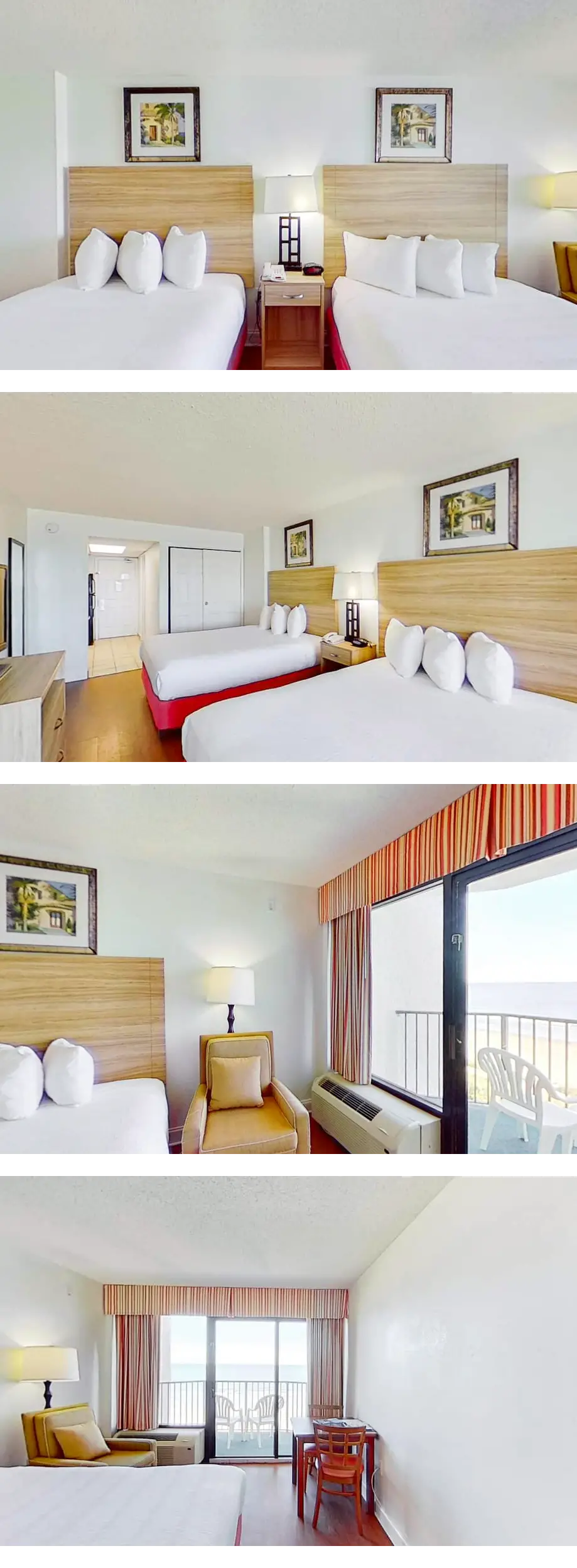 Ocean Park 516 Oceanfront with 2 Queens