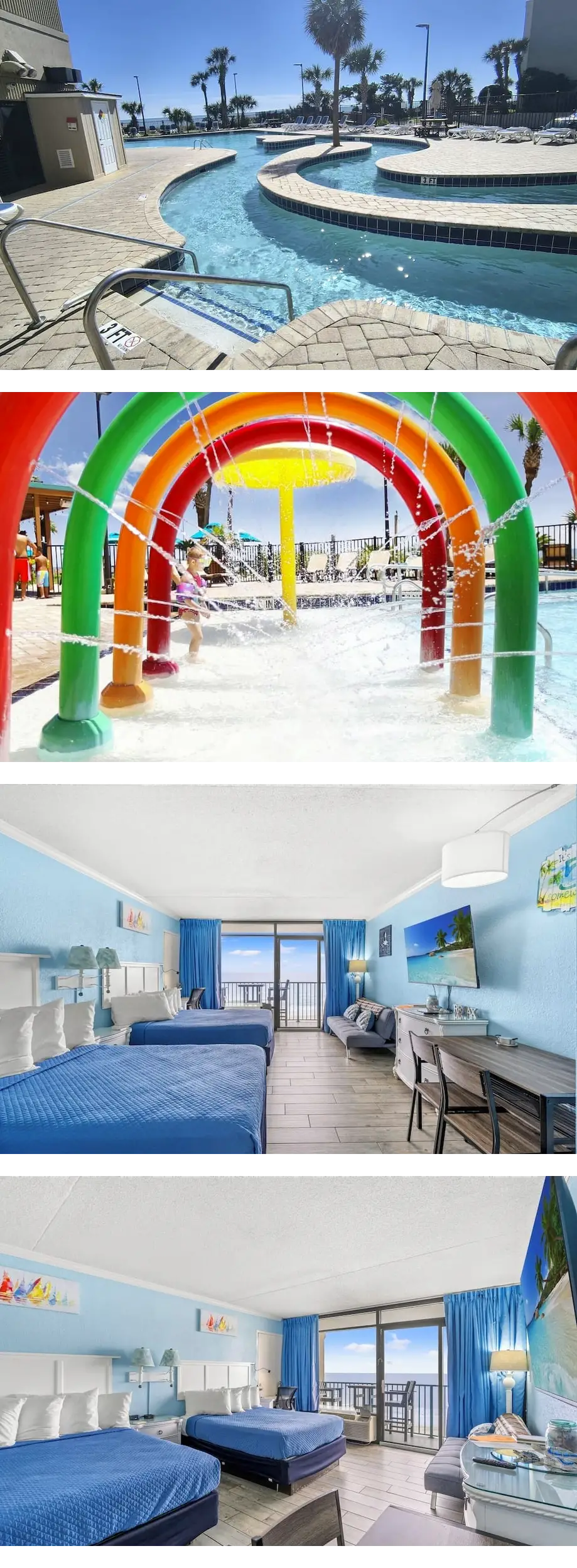 Oceanfront Balcony Beach,Pool,Lazy River...