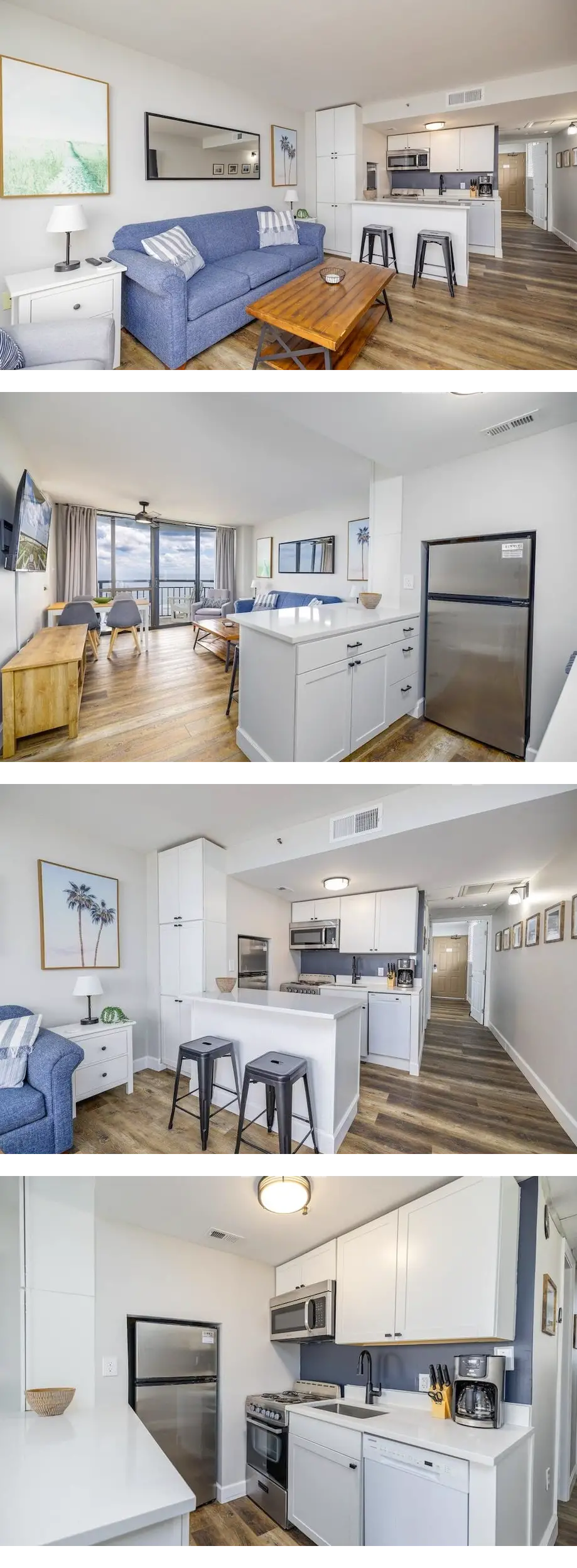 Direct Oceanfront Condo - King Bed, Curv...