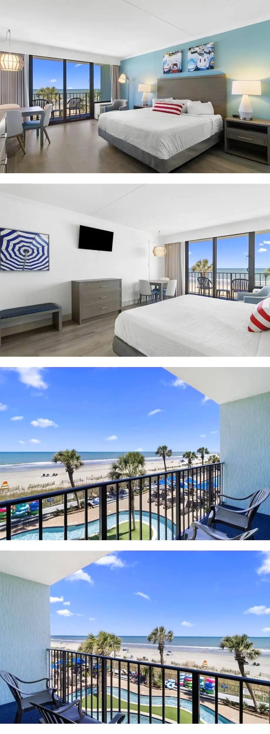 Oceanfront Luxury Awaits Deluxe King Rm