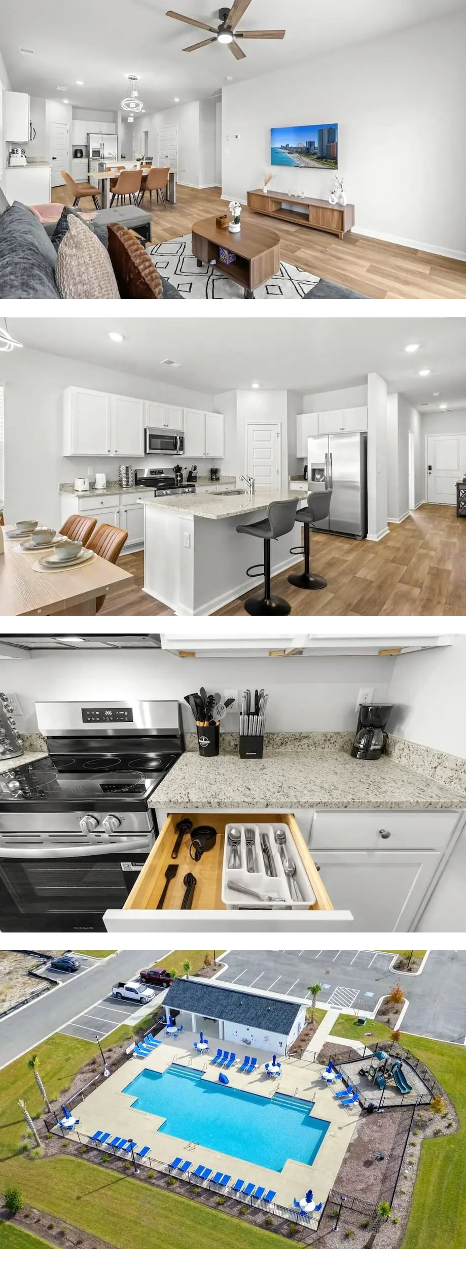 LakeView Modern 3BR/3BA Near Beach NewBu...