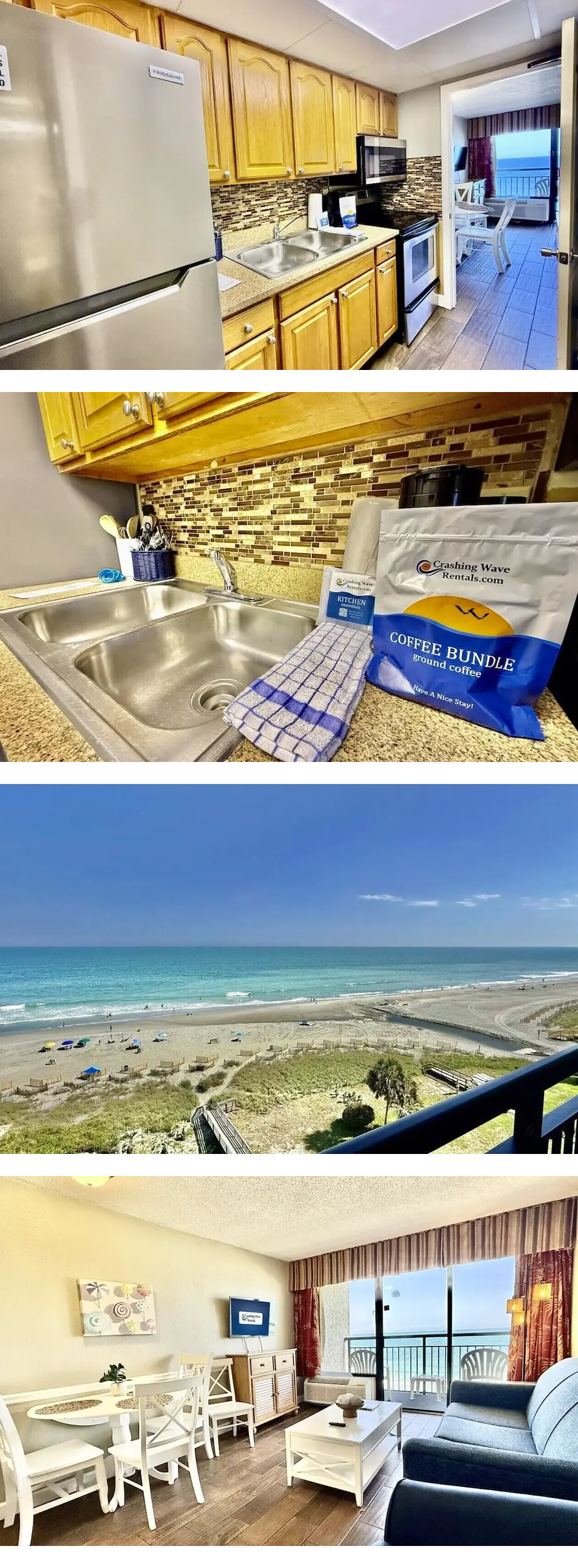 Oceanfront 1BR Sleeps 4-6 Myrtle Beach 4...